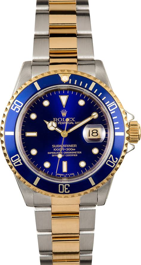 rolex gold blue dial